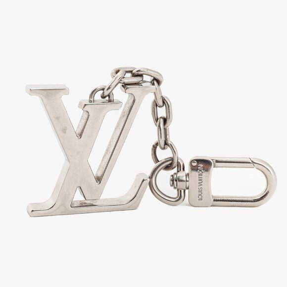 Louis Vuitton Silver-Tone LV Initials Keyholder - Picture 1 of 5